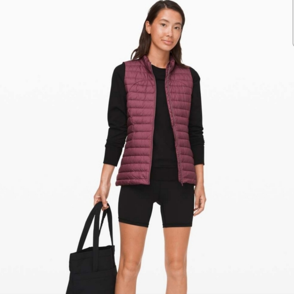 Women's Plum Puffer Vest